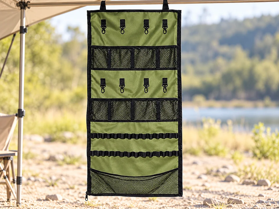 AYAMAYA — panneau suspendu de camping — Un seul panneau vide à plat ; accessoires et vue enroulée exclus.